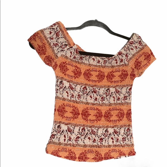 American Rag Tops - AMERICAN RAG BOHO OFF THE SHOULDER BLOUSE